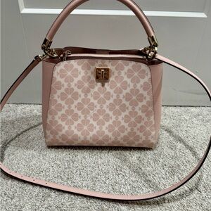 Spade Flower Pvc Medium Top Handle Satchel